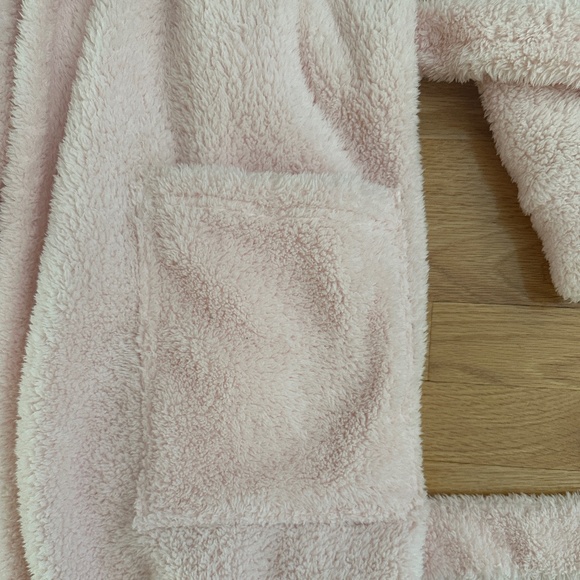 J. Crew Pink Plush Robe Womens Size L/XL - Picture 4 of 10